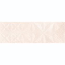GEOMETRICA CLOUD BEIGE GLOSSY SQUARES STRUCTURE - фото