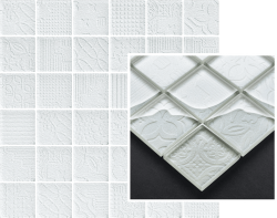 LINUM STONE TEL AVIW BIANCO MOZAIKA SZKLANA - фото
