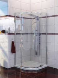 NewTrendy KOMFORT 90х90х195 К-0015 (графит) - фото