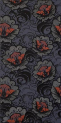 RICOLETTA RICOLETTA NERO KWIATY декор - фото
